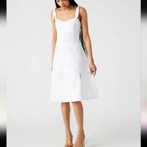 Steve Madden White Midi Dress